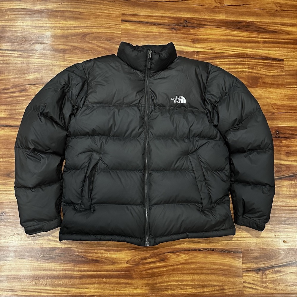 The North Face Jacket Mens Large Black 700 Down Puffer Full Zip Winter Outdoor